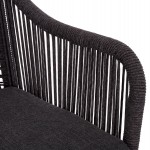 ΚΑΝΑΠΕΣ 2ΘΕΣΙΟΣ MYRTIA HM5550.11 AΛΟΥΜΙΝΙΟ ΚΑΦΕ--ΑΝΘΡΑΚΙ P.E. ΣΧΟΙΝΙ 123x61x90Υεκ