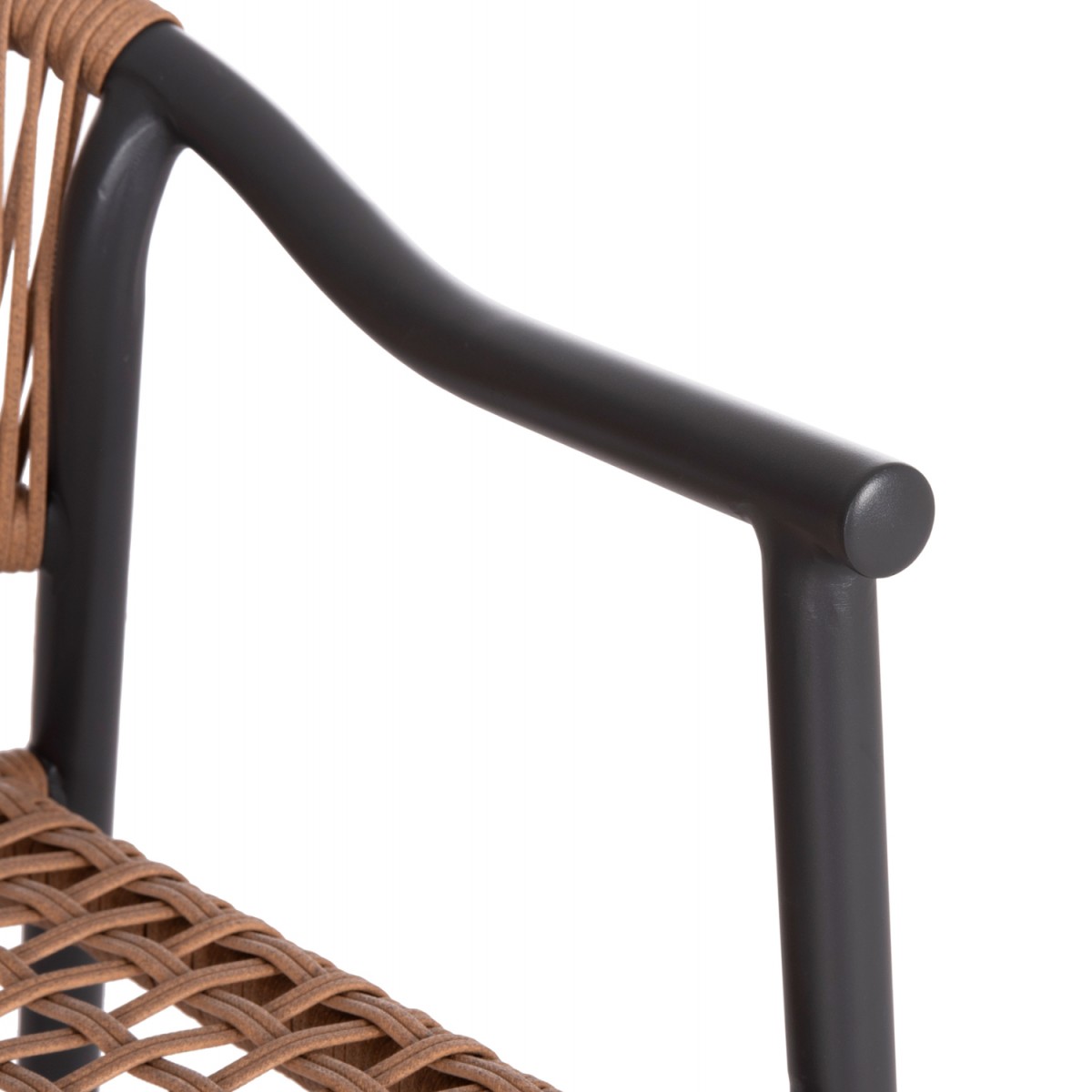 ΠΟΛΥΘΡΟΝΑ KERLY HM6050.10 ΑΛΟΥΜΙΝΙΟ ΣΚΟΥΡΟ ΓΚΡΙ--ΜΠΕΖ ΣΥΝΘΕΤΙΚΟ RATTAN 54x58,5x76Υεκ