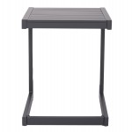 ΤΡΑΠΕΖΑΚΙ ΞΑΠΛΩΣΤΡΑΣ BELLING HM6274.03 ΑΛΟΥΜΙΝΙΟ ΣΕ ΣΚΟΥΡΟ ΓΚΡΙ 42x43x53Υεκ.