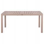 ΤΡΑΠΕΖΙ ΕΠΕΚΤΕΙΝΟΜΕΝΟ KRUM HM6277.04 ΑΛΟΥΜΙΝΙΟ ΚΑΠΟΥΤΣΙΝΟ 160-240x90x73Υεκ.