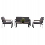 ΣΕΤ ΣΑΛΟΝΙ ΕΞ.ΧΩΡΟΥ 4ΤΜΧ SAFIN HM6278.03 ΑΛΟΥΜΙΝΙΟ & OLEFIN ΣΚΟΥΡΟ ΓΚΡΙ--POLYWOOD