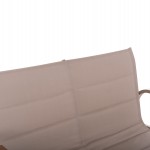 ΣΕΤ ΣΑΛΟΝΙ 4ΤΜΧ JULIETTE HM6280.04 ΚΑΠΟΥΤΣΙΝΟ ΑΛΟΥΜΙΝΙΟ-TEXTILENE--TEMPERED GLASS