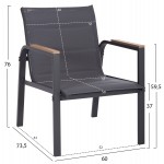 ΣΕΤ ΣΑΛΟΝΙ ΕΞ.ΧΩΡΟΥ 4ΤΜΧ JULIETTE HM6280.03 ΓΚΡΙ ΑΛΟΥΜΙΝΙΟ-TEXTILENE--TEMPERED GLASS