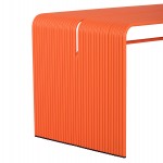 ΤΡΑΠΕΖΙ ΤΡΑΠΕΖΑΡΙΑΣ ΣΕΙΡΑ INTREPID HM6330.09 ΑΛΟΥΜΙΝΙΟ ΠΟΡΤΟΚΑΛΙ 121x70x70Υεκ.