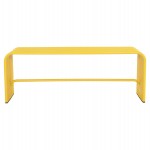 ΠΑΓΚΑΚΙ 2-ΘΕΣΙΟ ΣΕΙΡΑ INTREPID HM6327.06 ΑΛΟΥΜΙΝΙΟ ΣΕ ΚΙΤΡΙΝΟ ΧΡΩΜΑ 109,5x37,5x40,5Υεκ.