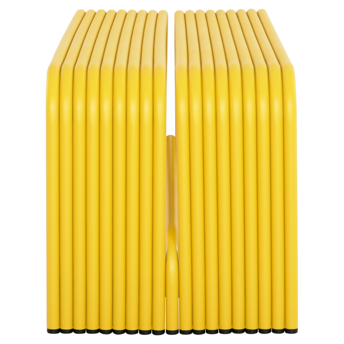 ΠΑΓΚΑΚΙ 2-ΘΕΣΙΟ ΣΕΙΡΑ INTREPID HM6327.06 ΑΛΟΥΜΙΝΙΟ ΣΕ ΚΙΤΡΙΝΟ ΧΡΩΜΑ 109,5x37,5x40,5Υεκ.