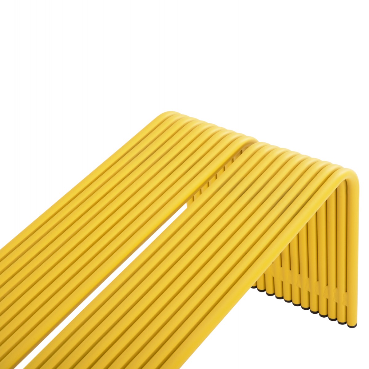 ΠΑΓΚΑΚΙ 2-ΘΕΣΙΟ ΣΕΙΡΑ INTREPID HM6327.06 ΑΛΟΥΜΙΝΙΟ ΣΕ ΚΙΤΡΙΝΟ ΧΡΩΜΑ 109,5x37,5x40,5Υεκ.