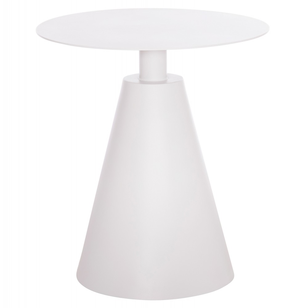 ΤΡΑΠΕΖΑΚΙ ΒΟΗΘ. ΣΤΡΟΓΓΥΛΟ ΕΞ.ΧΩΡΟΥ SERA HM6270.02 ΛΕΥΚΟ ΑΛΟΥΜΙΝΙΟ Φ50x56Υεκ.