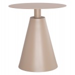 ΤΡΑΠΕΖΑΚΙ ΒΟΗΘ. ΣΤΡΟΓΓΥΛΟ ΕΞ.ΧΩΡΟΥ SERA HM6270.03 ΚΑΠΟΥΤΣΙΝΟ ΑΛΟΥΜΙΝΙΟ Φ50x56Υεκ.