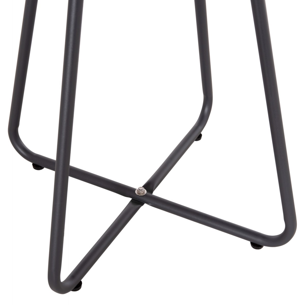 ΒΟΗΘΗΤΙΚΟ ΤΡΑΠΕΖΑΚΙ ΜΕΤΑΛΛΙΚΟ ΣΤΡΟΓΓΥΛΟ SAMMON HM6271.01 ΓΚΡΙ Φ45x50Υεκ