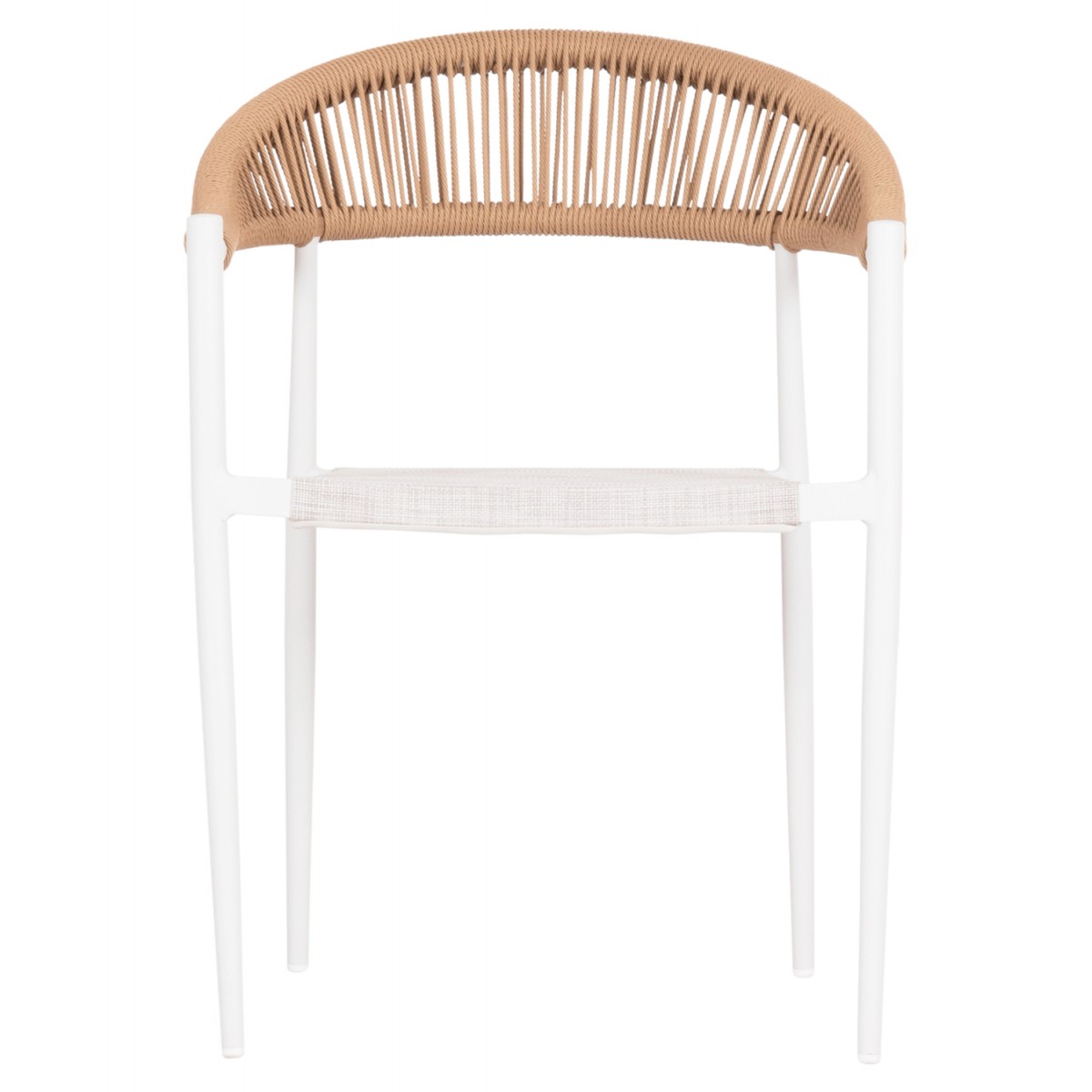 ΠΟΛΥΘΡΟΝΑ BERG HM6284.01 ΑΛΟΥΜΙΝΙΟ & TEXTILENE ΛΕΥΚΟ--P.E.TWISTED RATTAN 55x56x79Υεκ