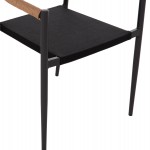 ΠΟΛΥΘΡΟΝΑ BERG HM6284.02 ΑΛΟΥΜΙΝΙΟ & TEXTILENE ΣΚΟΥΡΟ ΓΚΡΙ--P.E.TWISTED RATTAN 55x56x79Υεκ