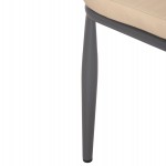 ΠΟΛΥΘΡΟΝΑ ΑΛΟΥΜΙΝΙΟΥ MAGNET HM6287.01 ΣΚΟΥΡΟ ΓΚΡΙ ΜΕ ΚΡΕΜ P.E.ΣΧΟΙΝΙ 59x61x81.5Υεκ