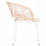 ΠΟΛΥΘΡΟΝΑ ΑΛΟΥΜΙΝΙΟΥ MAGNET HM6287.02 ΛΕΥΚΟ ΜΕ ΜΠΕΖ P.E.ΣΧΟΙΝΙ 59x61x81.5Υεκ