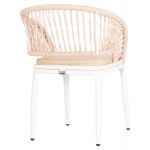 ΠΟΛΥΘΡΟΝΑ ΑΛΟΥΜΙΝΙΟΥ MAGNET HM6287.02 ΛΕΥΚΟ ΜΕ ΜΠΕΖ P.E.ΣΧΟΙΝΙ 59x61x81.5Υεκ