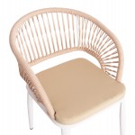 ΠΟΛΥΘΡΟΝΑ ΑΛΟΥΜΙΝΙΟΥ MAGNET HM6287.02 ΛΕΥΚΟ ΜΕ ΜΠΕΖ P.E.ΣΧΟΙΝΙ 59x61x81.5Υεκ