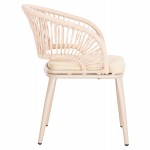 ΠΟΛΥΘΡΟΝΑ ΑΛΟΥΜΙΝΙΟΥ MAGNET HM6287.04 ΓΚΡΙ ΜΕ ΚΑΠΟΥΤΣΙΝΟ P.E.ΣΧΟΙΝΙ 59x61x81.5Υεκ