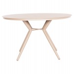 ΤΡΑΠΕΖΙ ΑΛΟΥΜΙΝΙΟΥ ΣΤΡΟΓΓΥΛΟ HIGER HM6290.04 ΚΑΠΟΥΤΣΙΝΟ Φ126x74Υεκ.