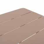 ΤΡΑΠΕΖΙ ΑΛΟΥΜΙΝΙΟΥ ΟΡΘΟΓΩΝΙΟ HIGER HM6291.04 ΚΑΠΟΥΤΣΙΝΟ 160x90x78Υεκ.