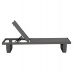 ΞΑΠΛΩΣΤΡΑ ΑΛΟΥΜΙΝΙΟΥ ΜΕ ΥΦΑΣΜΑ TESLIN RICKON HM6292.01 ΣΕ ΓΚΡΙ 198x61,5x97Υεκ.