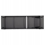 ΞΑΠΛΩΣΤΡΑ ΑΛΟΥΜΙΝΙΟΥ ΜΕ ΥΦΑΣΜΑ TESLIN RICKON HM6292.01 ΣΕ ΓΚΡΙ 198x61,5x97Υεκ.