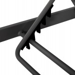 ΞΑΠΛΩΣΤΡΑ ΑΛΟΥΜΙΝΙΟΥ ΜΕ ΥΦΑΣΜΑ TESLIN RICKON HM6292.01 ΣΕ ΓΚΡΙ 198x61,5x97Υεκ.