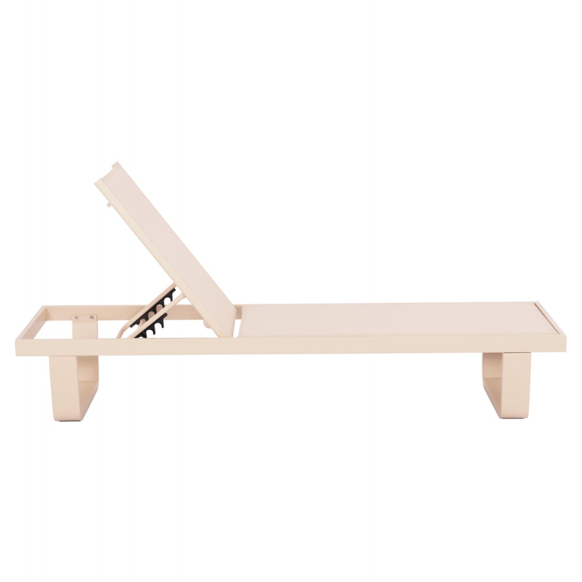 ΞΑΠΛΩΣΤΡΑ ΑΛΟΥΜΙΝΙΟΥ ΜΕ ΥΦΑΣΜΑ TESLIN RICKON HM6292.04 ΣΕ ΣΑΜΠΑΝΙ 198x61,5x97Υεκ.