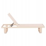 ΞΑΠΛΩΣΤΡΑ ΑΛΟΥΜΙΝΙΟΥ ΜΕ ΥΦΑΣΜΑ TESLIN RICKON HM6292.04 ΣΕ ΣΑΜΠΑΝΙ 198x61,5x97Υεκ.