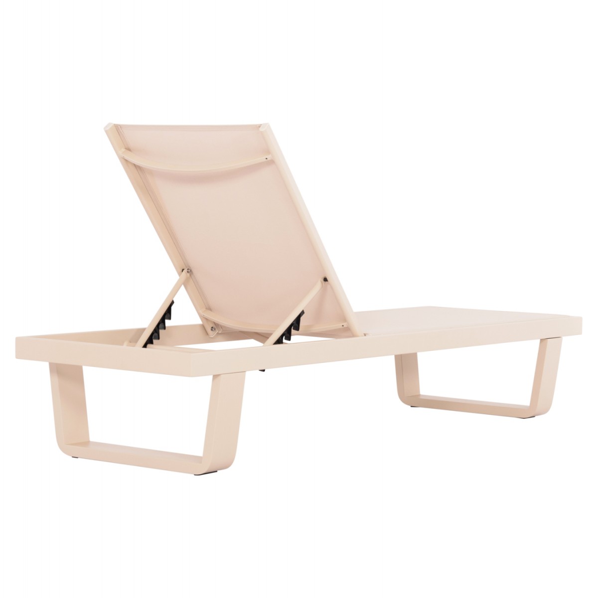 ΞΑΠΛΩΣΤΡΑ ΑΛΟΥΜΙΝΙΟΥ ΜΕ ΥΦΑΣΜΑ TESLIN RICKON HM6292.04 ΣΕ ΣΑΜΠΑΝΙ 198x61,5x97Υεκ.