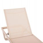 ΞΑΠΛΩΣΤΡΑ ΑΛΟΥΜΙΝΙΟΥ ΜΕ ΥΦΑΣΜΑ TESLIN RICKON HM6292.04 ΣΕ ΣΑΜΠΑΝΙ 198x61,5x97Υεκ.