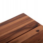 ΤΡΑΠΕΖΙ ΤΡΑΠΕΖΑΡΙΑΣ FRIGGO HM6294.01 ΞΥΛΟ ΑΚΑΚΙΑΣ 3,5εκ πάχος--ΠΟΔΙΑ ΜΕΤΑΛΛΙΚΑ 80x80x77Υεκ.