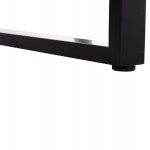 ΤΡΑΠΕΖΙ ΤΡΑΠΕΖΑΡΙΑΣ FRIGGO HM6294.01 ΞΥΛΟ ΑΚΑΚΙΑΣ 3,5εκ πάχος--ΠΟΔΙΑ ΜΕΤΑΛΛΙΚΑ 80x80x77Υεκ.