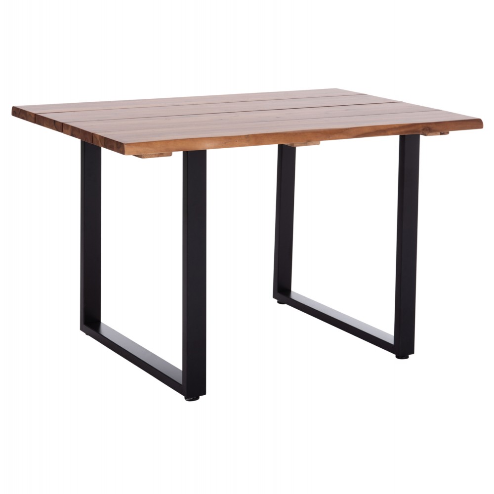 ΤΡΑΠΕΖΙ ΤΡΑΠΕΖΑΡΙΑΣ FRIGGO HM6295.01 ΞΥΛΟ ΑΚΑΚΙΑΣ 3εκ πάχος--ΠΟΔΙΑ ΜΕΤΑΛΛΙΚΑ 120x80x77Υεκ.