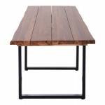 ΤΡΑΠΕΖΙ ΤΡΑΠΕΖΑΡΙΑΣ FRIGGO HM6298.01 ΞΥΛΟ ΑΚΑΚΙΑΣ-3,5εκ πάχος 200x100x77Υεκ.