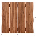 ΕΠΙΦΑΝΕΙΑ ΤΡΑΠΕΖΙΟΥ ΤΕΤΡΑΓΩΝΗ ΑΠΟ ΜΑΣΙΦ ΞΥΛΟ ΑΚΑΚΙΑΣ HM6300.01-- 80x80x3.5(πάχος) εκ.