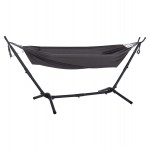 ΑΙΩΡΑ CRAVE HM6304.01 ΑΝΘΡΑΚΙ ΜΕΤΑΛΛΙΚΟΣ ΣΚΕΛΕΤΟΣ-ΣΚΟΥΡΟ ΓΚΡΙ ΥΦΑΣΜΑ 265x93x105Υεκ