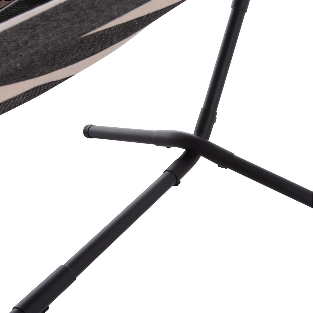 ΑΙΩΡΑ CRAVE HM6304.03 ΑΝΘΡΑΚΙ ΜΕΤΑΛ. ΣΚΕΛΕΤΟΣ--ΜΠΛΕ ΣΚΟΥΡΟ ΠΑΝΙ ΜΕ ΛΕΥΚΗ ΡΙΓΑ 265x93x105Υεκ