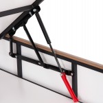 ΚΡEΒΑΤΙ ΜΕ ΑΠΟΘΗΚΕΥΤΙΚΟ ΧΩΡΟ DREAMLET HM716 ΜΠΕΖ ΒΕΛΟΥΔΟ- ΓΙΑ ΣΤΡΩΜΑ 160x200εκ.