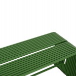 ΠΑΓΚΑΚΙ 2-ΘΕΣΙΟ ΣΕΙΡΑ INTREPID HM6327.07 ΑΛΟΥΜΙΝΙΟ ΣΕ ΠΡΑΣΙΝΟ ΧΡΩΜΑ 109,5x37x42Υ