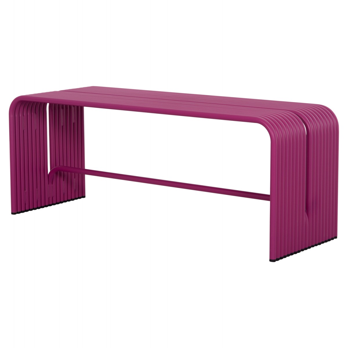 ΠΑΓΚΑΚΙ 2-ΘΕΣΙΟ ΣΕΙΡΑ INTREPID HM6327.05 ΑΛΟΥΜΙΝΙΟ ΣΕ ΜΩΒ ΧΡΩΜΑ 109,5x37x42Υ