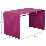 ΤΡΑΠΕΖΙ ΤΡΑΠΕΖΑΡΙΑΣ ΣΕΙΡΑ INTREPID HM6330.05 ΑΛΟΥΜΙΝΙΟ ΜΩΒ 120x70x70.5Υεκ.