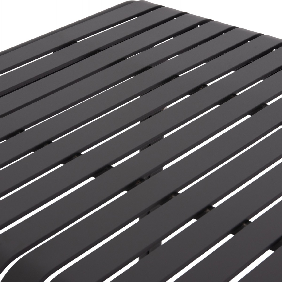 ΤΡΑΠΕΖΙ ΤΕΤΡΑΓΩΝΟ ΑΛΟΥΜΙΝΙΟΥ RACHEL HM6338.01 ΓΚΡΙ 80x80x76Υεκ.