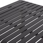 ΤΡΑΠΕΖΙ ΤΕΤΡΑΓΩΝΟ ΑΛΟΥΜΙΝΙΟΥ RACHEL HM6338.01 ΓΚΡΙ 80x80x76Υεκ.