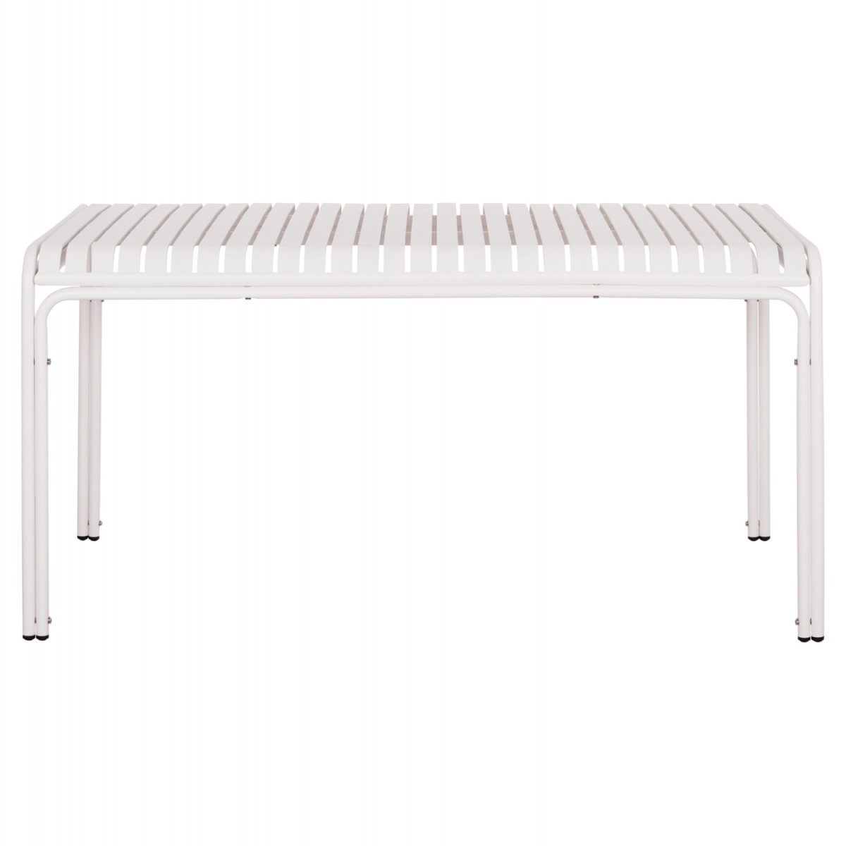 ΤΡΑΠΕΖΙ ΑΛΟΥΜΙΝΙΟΥ RACHEL HM6339.02 ΛΕΥΚΟ 150x80x75Υεκ.