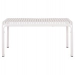 ΤΡΑΠΕΖΙ ΑΛΟΥΜΙΝΙΟΥ RACHEL HM6339.02 ΛΕΥΚΟ 150x80x75Υεκ.