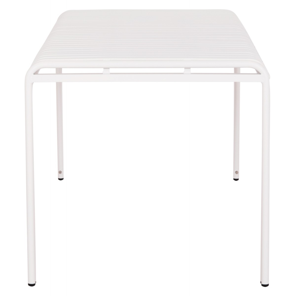 ΤΡΑΠΕΖΙ ΑΛΟΥΜΙΝΙΟΥ RACHEL HM6339.02 ΛΕΥΚΟ 150x80x75Υεκ.