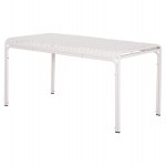 ΤΡΑΠΕΖΙ ΑΛΟΥΜΙΝΙΟΥ RACHEL HM6339.02 ΛΕΥΚΟ 150x80x75Υεκ.