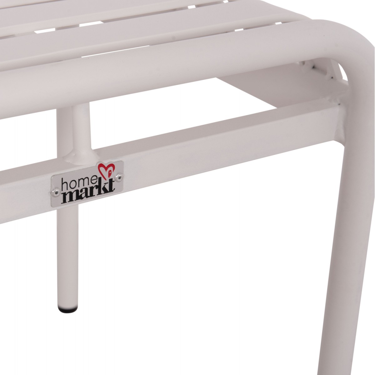 ΣΚΑΜΠΟ ΑΛΟΥΜΙΝΙΟΥ RACHEL HM6340.02 ΛΕΥΚΟ 45x45x46Υεκ.