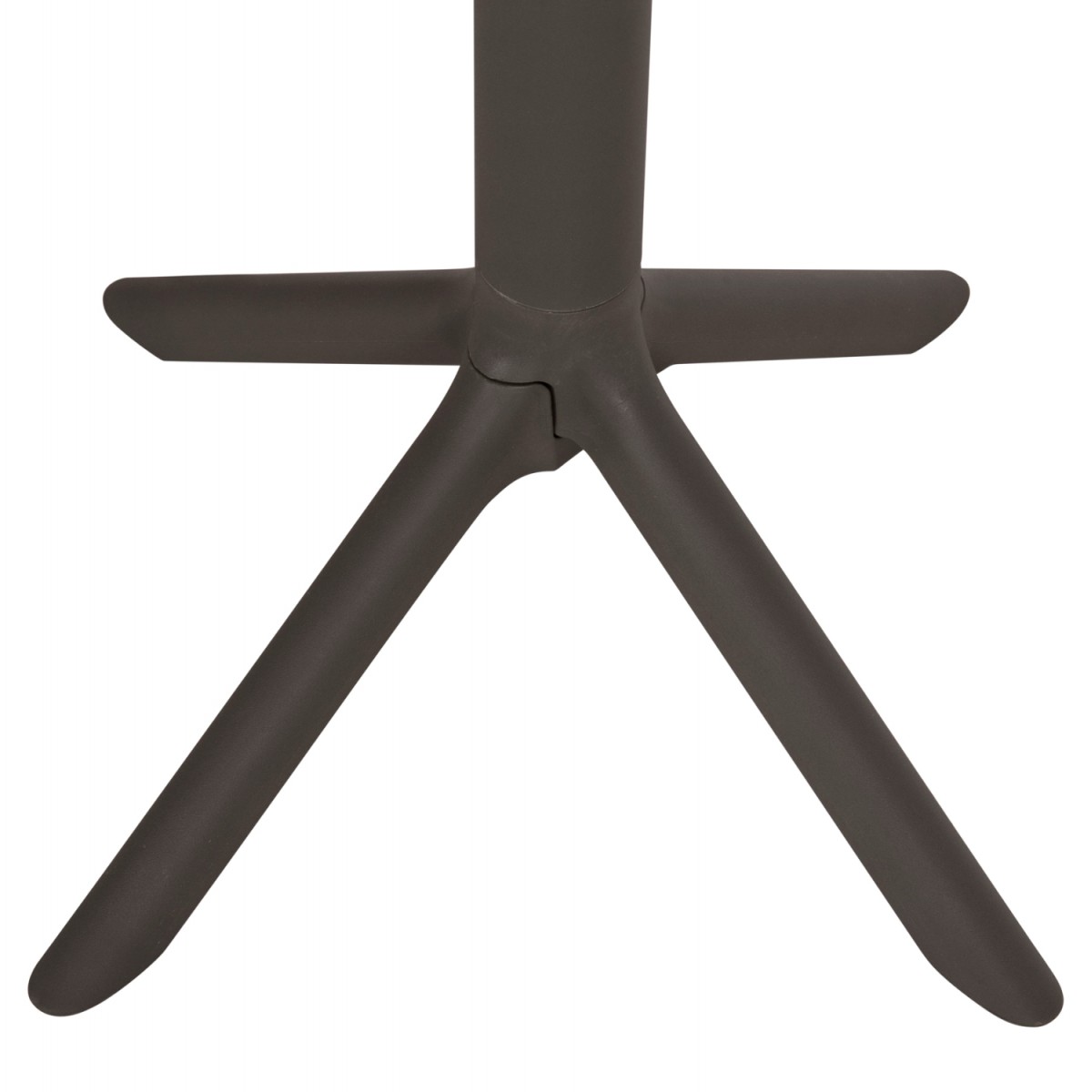 ΤΡΑΠΕΖΙ ΜΠΑΡ ΣΤΡΟΓΓΥΛΟ TERRIN HM6126.15 ΠΟΛΥΠΡΟΠΥΛΕΝΙΟ DARK OLIVE GREEN Φ60x106Υεκ.