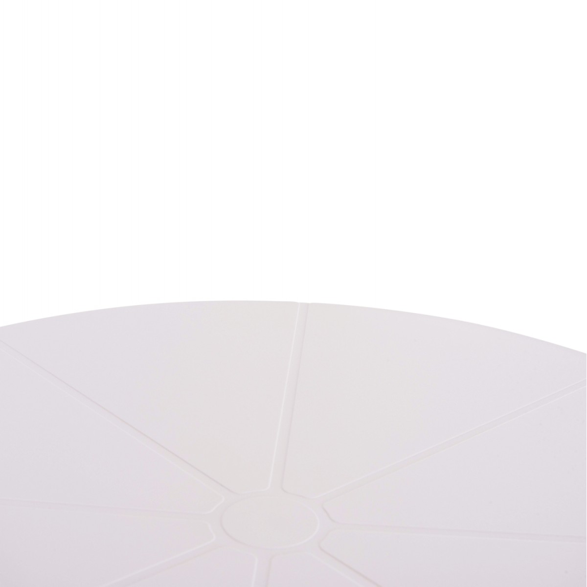 ΤΡΑΠΕΖΙ ΜΠΑΡ ΣΤΡΟΓΓΥΛΟ TERRIN HM6126.11 ΠΟΛΥΠΡΟΠΥΛΕΝΙΟ ΛΕΥΚΟ Φ60x106Υεκ.